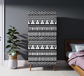 Шкаф малый двухстворчатый "Berber" принт 19 арт BB08/Print_19 250_100_Array