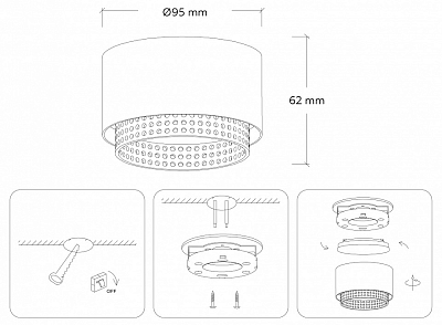Накладной светильник Ambrella Light TN TN71275 400_400_2024442