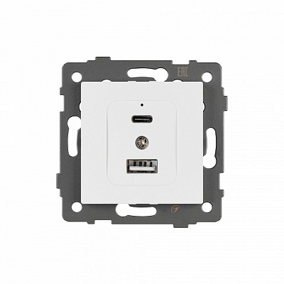 Механизм розетки 2хUSB type A и C Arlight SCT 049839 400_400_681354
