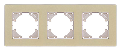 Рамка на 3 поста Kollinger Eleganz Acryl EA3GD 400_400_3118544