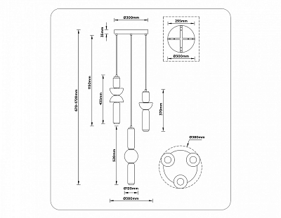 Подвесной светильник Ambrella Light LH LH11026 400_400_2030514