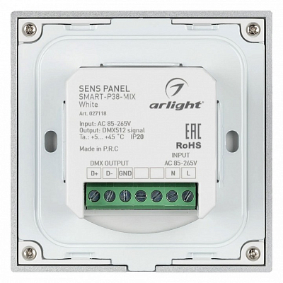 Панель-регулятора ЦТ сенсорный встраиваемый Arlight SMART 027118 400_400_2133531