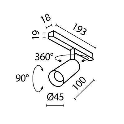 Трековый светильник Technical TR032-4-5W3K-M-DS-BBS 400_400_3160525