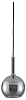Подвесной светильник Newport NORA 7233/S mat.black smokey 100_100_3070125
