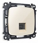 Розетка телефонная RJ-11 со штрокой, без рамки Ambrella Volt OMEGA MO312030 250_100_Array