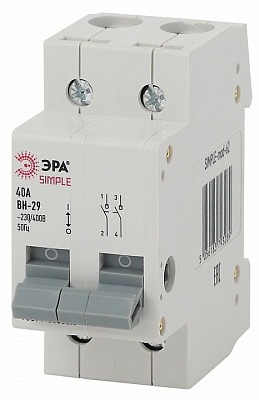 Выключатель нагрузки 2P Эра ВН-29 SIMPLE-mod-61 400_400_2858386