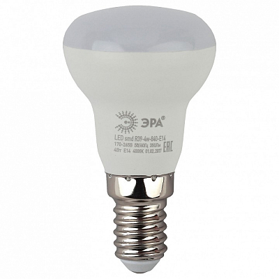 Лампа светодиодная Эра Стандарт E14 4Вт 4000K LED R39-4W-840-E14 400_400_3228059