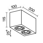 Потолочный светильник Technical C017CL-02B 250_100_Array