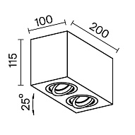 Потолочный светильник Technical C017CL-02B 500_191_3146868