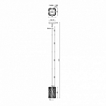 Светильник на штанге iLamp Panorama P4688-1 MBK 250_100_Array