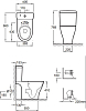ODEON UP 4957CK-00 чаша унитаза Vario 66*36,5 см 100_100_2415881