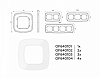 Рамка на 3 поста Ambrella Volt OMEGA OF640103 100_100_2190871