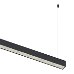 ST612.443.32 Светильник подвесной Черный LED 1*35W 4000K 2167Lm 120°IP20 L1120xW50xH60 180-220V Подвесные светильники 250_100_2947559