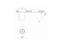 Крепление для встраивания светильника SWG PRO Mini Villy MINI-VL-M7-BL 250_100_2180500