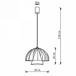 Подвесной светильник Lighthall Iris LH012097 250_100_3114464