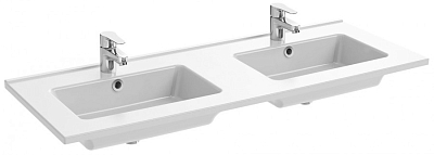 EXVA112-00 Керамическая раковина столешница с двумя чашами, 120 см 400_400_3226377