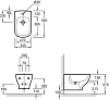 EMC0002-00 Struktura Биде подвесное 54*34 с отв.для смесителя, белый 100_100_2415147