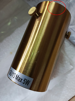 utsenka-SL1229.313.01 Подвес ST-Luce Латунь/Прозрачный GU10 1*5W ТЕРНИ 400_400_2950627