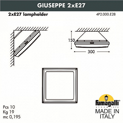 Накладной светильник Fumagalli Guizeppe 4P2.000.000.AYF1R 400_400_1805840
