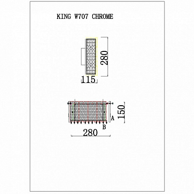 Накладной светильник iLamp KING W707 CR 400_400_2858953