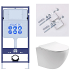 SET AQUATEK ЕВРОПА T-KKI2 (рама AQUATEK Standard INS-0000012(без клавиши)+крепеж KKI-0000002+унитаз ЕВРОПА AQ1900T-00 с тонким сиденьем soft-close 250_100_Array
