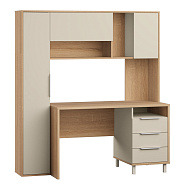 Стол рабочий Комфорт 12.95 N, Дуб сонома, Сатин 500_191_2364020