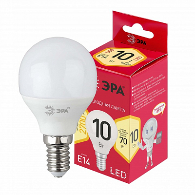Лампа светодиодная Эра  E14 10Вт 2700K LED P45-10W-827-E14 R 400_400_2842474
