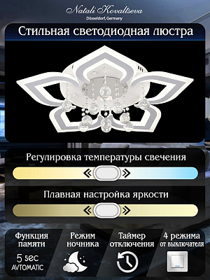Потолочная люстра Natali Kovaltseva Cascade LED LAMPS 81159 400_400_2218698