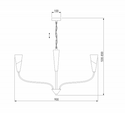 Подвесная люстра Eurosvet Rhyton 60167/8 латунь 400_400_1813971