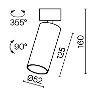Потолочный светильник Technical C055CL-L12W4K-W-W 500_191_3147046