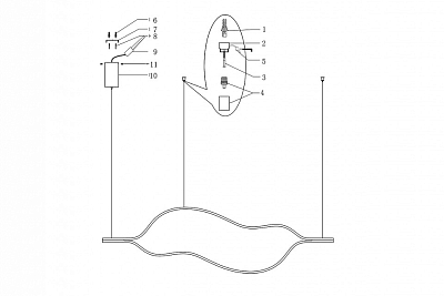 Подвесной светильник Imperiumloft Tape Light TRUDY01 400_400_1979137