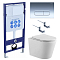 SET AQUATEK ВЕГА cmp-016 (рама AQUATEK Standard INS-0000012 с клавишей KDI-0000016 и крепежом KKI-0000002+унитаз ВЕГА AQ1904-00 с тонким сиденьем sc