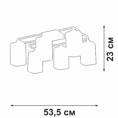 Потолочная люстра Vitaluce V3092 V3092-1/6PL 400_400_1819526