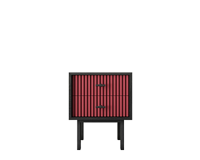 Тумбочка с двумя ящиками "Emerson" арт EM16/red/L 400_400_1929307