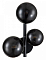 Бра Indigo Molecola 11018/3W Black