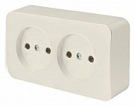 Розетка двойная без заземления Stekker София 49495 250_100_Array