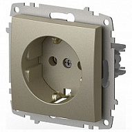 Розетка с заземлением, без рамки Elbi Eleсtriс Zena Vega 609-011400-217 500_191_2308636