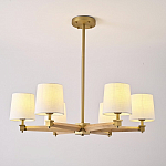 Люстра на штанге Imperiumloft Jorgenson White/Light wood STAVRA01 250_100_1986074