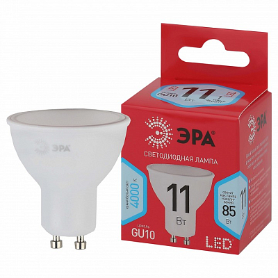 Лампа светодиодная Эра  GU10 11Вт 4000K LED MR16-11W-840-GU10 R 400_400_2842373