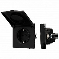 Розетка влагозащищенная с заземлением с крышкой, без рамки Arlight SCT 054281 500_191_2223522