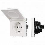 Розетка влагозащищенная с заземлением с крышкой, без рамки Arlight SCT 054280 250_100_Array