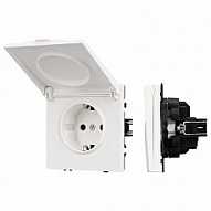 Розетка влагозащищенная с заземлением с крышкой, без рамки Arlight SCT 054280 500_191_2223520