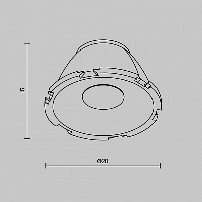 Линза Maytoni Technical Accessories LensCD28-36 400_400_2764485