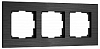 Рамка на 3 поста Werkel AluMax черный алюминий W0033508 100_100_2297162