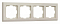 Рамка на 4 поста Werkel Stark (слоновая кость) W0041803