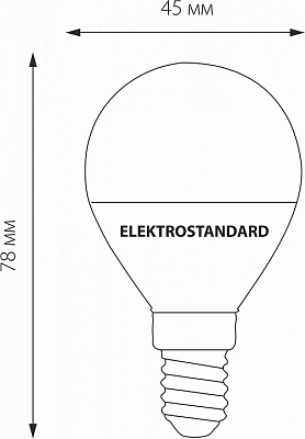 Лампа светодиодная Elektrostandard Mini Classic E14 7Вт 3300K a048993 400_400_1772951