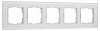 Рамка на 5 постов Werkel Senso белый soft-touch W0053101 100_100_2131486