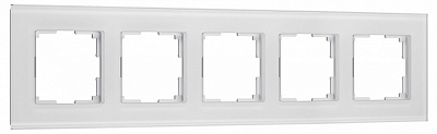 Рамка на 5 постов Werkel Senso белый soft-touch W0053101 400_400_2131486