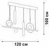 Подвесной светильник Vitaluce V3095 V3095-0/5S 100_100_1819076