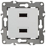 Розетка USB, без рамки Эра Эра 12 12-4110-01 500_191_2394560